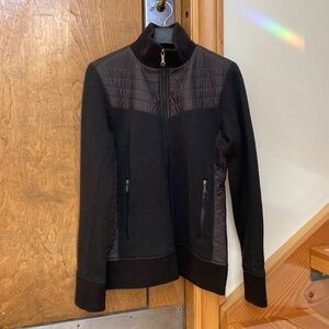 Marmot women’s black medium fleece jacket